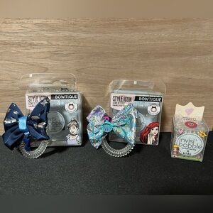 3pcs Invisi Bobble Cinderella Ariel Little Mermaid Plus Clear Disney